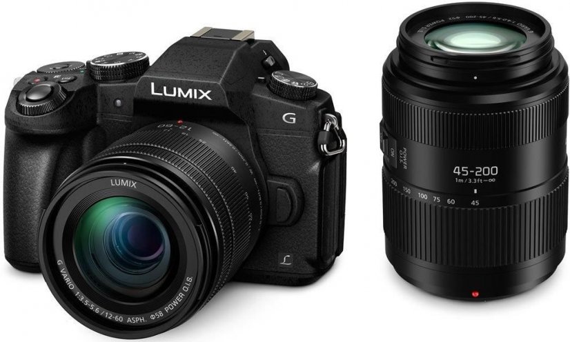 Panasonic Lumix DMC-G80 + 12-60mm + 45-200mm Lenses