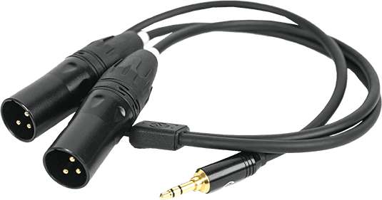 Hollyland 3.5mm to Dual XLR Audio Cable