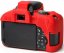 easyCover Silikon Schutzhülle f. Canon EOS 800D Rot