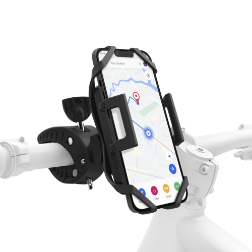 Hama Strong , univerzálny držiak na mobil so šírkou 5-9 cm, na riadidlá bicykla, otočný o 360° Hama Strong , univerzálny držiak na mobil so šírkou 5-9 cm, na riadidlá bicykla, otočný o 360°