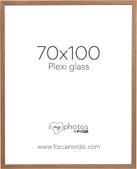 Focus Soul Oak veneer 70X100 Plexi