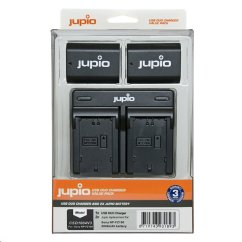 Jupio set 2x NP-FZ100 pro Sony, 2.040 mAh + duální nabíječka