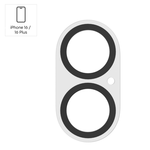 Hama Cam Protect, ochranné sklo na fotoaparát pro Apple iPhone 16/16 Plus, průhledné