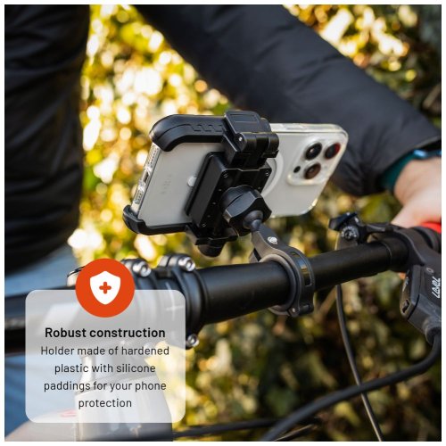 FIXED univerzális mobiltelefontartó Bikee Plus, fekete