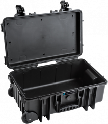 B&W Outdoor Case 6600, prázdny kufor čierny