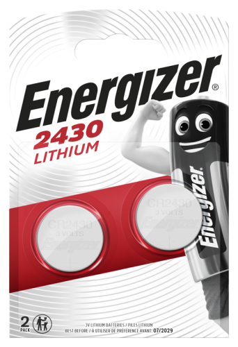 Energizer Lithium Miniature CR2430 2 pack