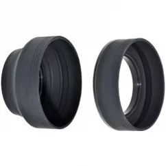 JJC LS-58S 3in1 Rubber Lens Hood for Diameter 58mm