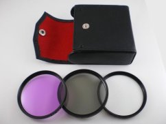 CPL+FLD+UV Filtersatz + Etui 55mm (Filset55)