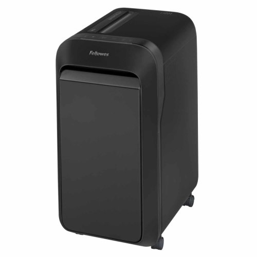Aktenvernichter Fellowes LX 221 P-5, Kreuzschnitt 2x12 mm, 20 Blatt, 30 l, Kreditkarten, schwarz