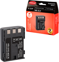 Hähnel HL-2LHP, Canon NB-2LH, 740 mAh, 7.4V