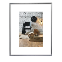Hama rámček plastový SEVILLA, strieborná, 70x100 cm, priehľadný plast
