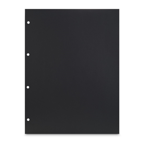 Hama fotokarton, 23,3 x 31 cm, děrovaný, 25 listů, černý