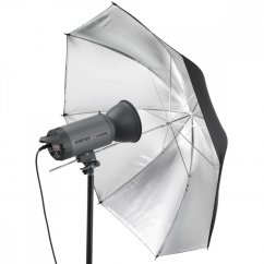 Walimex pro odrazný deštník 109cm černý/stříbrný