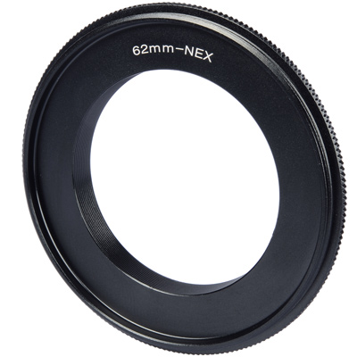 B.I.G. reverzný krúžok objektív 62 mm na Sony E telo