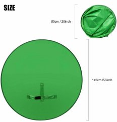 Zelené plátno Green screen Online Klíčování s nástavcem na křeslo (ZKR)
