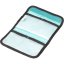 Shimoda Mini Filter Wrap | Hält Filter bis zu 50mm | Größe 15 × 9 × 2 cm | für kompakte drahtlose Mikrofone oder Kabel | Schwarz