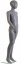 Figurína detská, matná šedá, výška 140cm