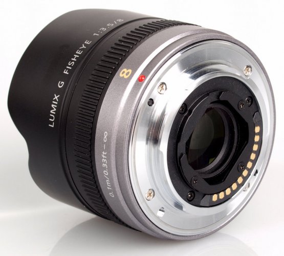 Panasonic Lumix G Fisheye 8mm f/3.5 (H-F008E) Lens