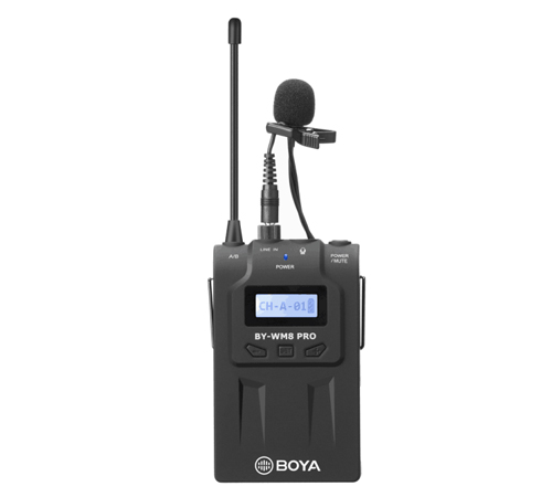 BOYA BY-WM8 PRO-K1 UHF bezdrátový mikrofonní systém (1x vysílač + 1x přijímač) BOYA BY-WM8 PRO-K1 UHF bezdrátový mikrofonní systém (1x vysílač + 1x přijímač)