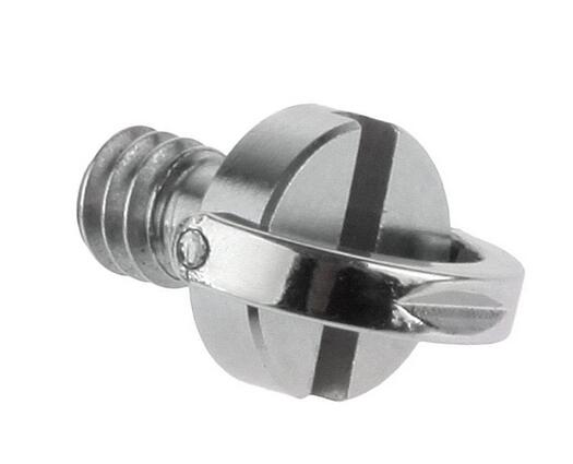 1x upínacia skrutka fotoaparátu so závitom 1/4" a s očkom