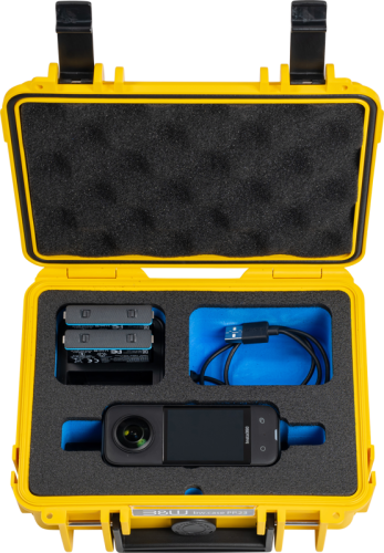 BW Outdoor Case Type 500 for Insta360 X3, yellow