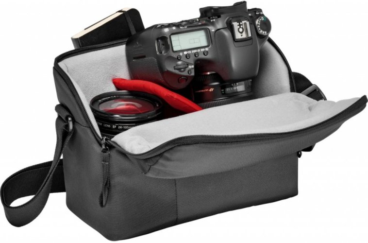 Manfrotto NX Camera Shoulder Bag I sivá pre DSLR