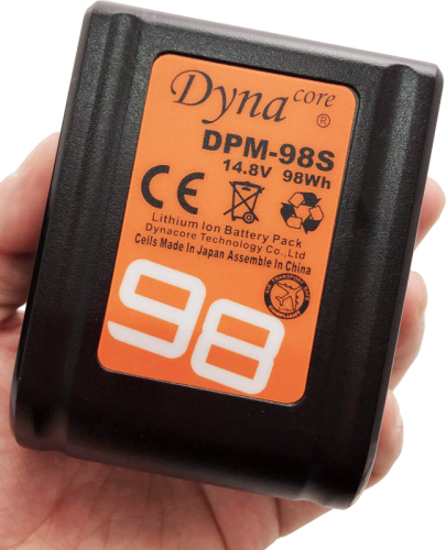 Dynacore V-Mount Battery Tiny series DPM-98S(R) 98Wh 14,8V for Red Cameras