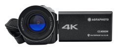 Agfa Realimovie CC4000W Schwarz 4K, 18× Zoom, Wasserdicht bis 5 m