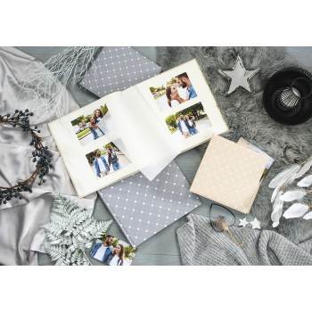 Hama memo album SKIES II 10x15/200, šedé, popisné pole