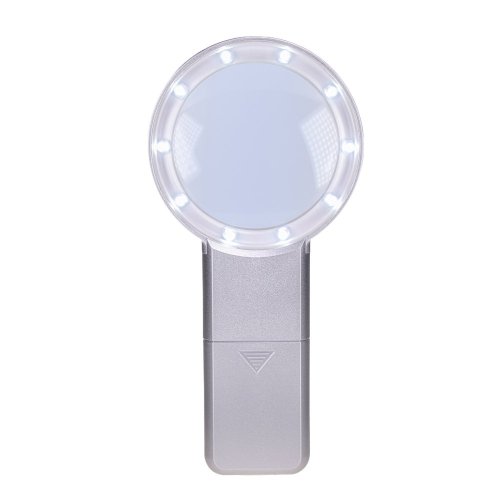 Eyelead osvětlená kruhová lupa M 3,5x (10x LED)