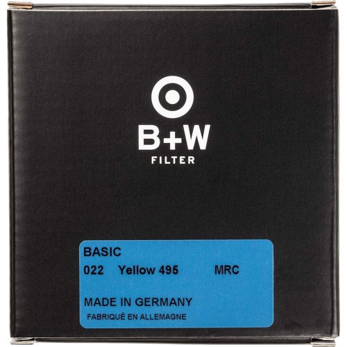 B+W 43mm Gelbfilter 495 MRC BASIC (022)