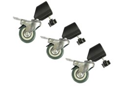 forDSLR kolečka pro studiové stativy 11-21mm, set 3ks