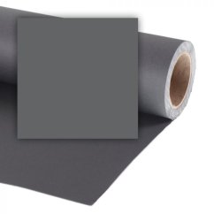 Colorama 2,72 x 11 m, jednobarevné papírové pozadí, Charcoal