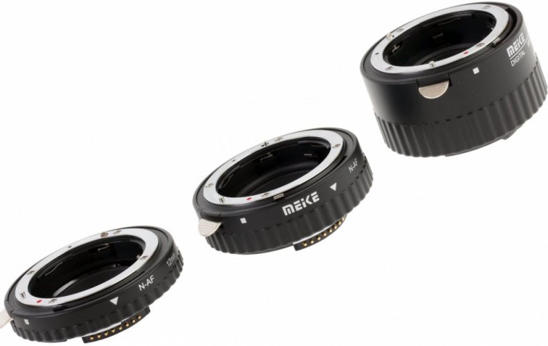 Meike 12/20/36mm Macro Extension Tube Kit for Nikon F