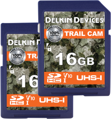 Delkin SDHC Trail Cam R100/W30 (V10) 16GB (2PK)