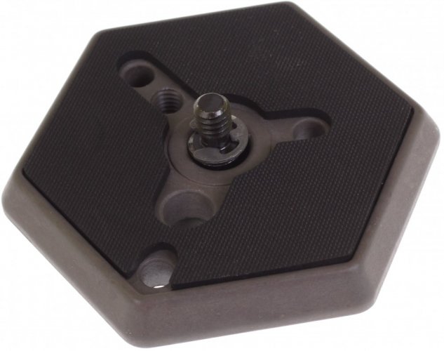 Manfrotto 030-14, Hexagonal Adapter Plate Normal with 1/4" Screw