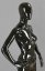 Figurína dámská, černá lesklá, výška 175cm