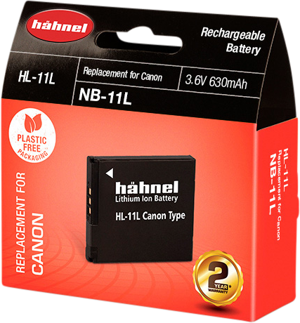 Hähnel HL-11L, Canon NB-11L, 3.6V 630mAh, 2.3Wh