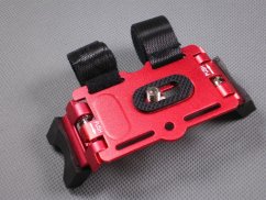 Suport bicicletă pentru cameră sau GPS, GoPro, roșu (SKcv)