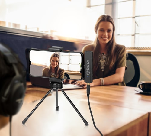 BOYA BY-WM4 Pro-K5 Bezdrátový mikrofonní 2,4GHz UHF systém pro USB-C zařízení BOYA BY-WM4 Pro-K5 Bezdrátový mikrofonní 2,4GHz UHF systém pro USB-C zařízení