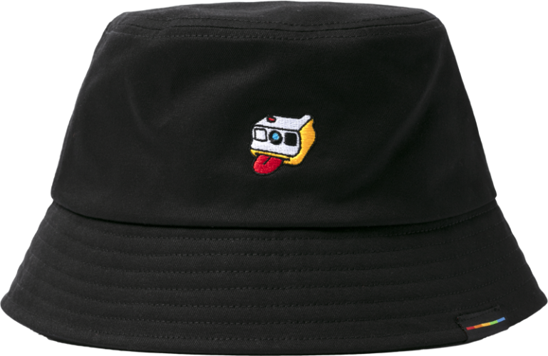 Polaroid Bucket Hat Black