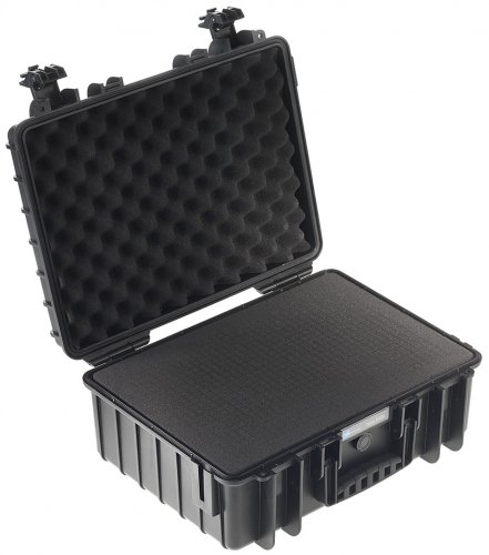 B&W Outdoor Case 5000, kufor s penou čierny