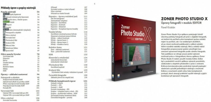 Zoner Photo Studio X - Úpravy fotografií v modulu Vyvolat (česky)