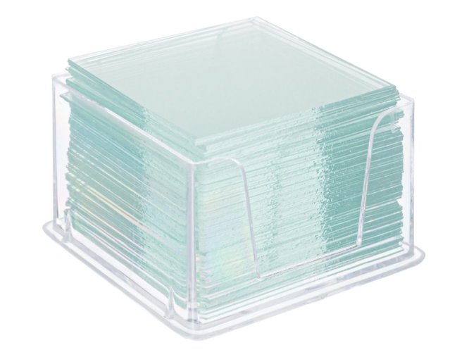 Discovery 100 krycích sklíček - 100 ks krycích sklíček pro mikroskop