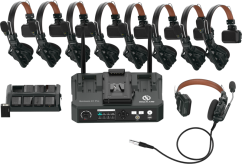 Hollyland Solidcom C1 Pro  Wireless Intercom System with 8 ENC headsets with Hub Station