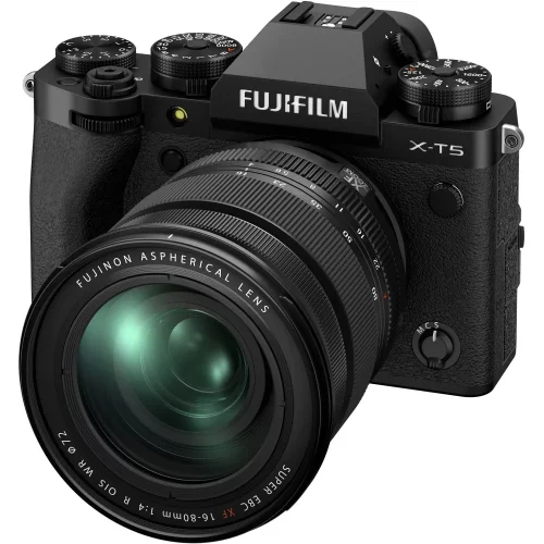 Fujifilm X-T5 bezzrkadlovka s objektívom XF16-80mm (čierny)