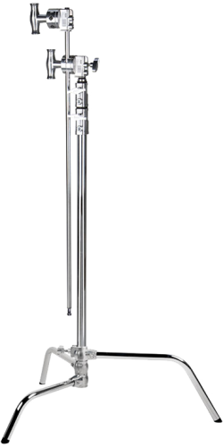 Kupo CL-30MK 30" Master C-Stojan s Posuvnou Nohou a Rychloupínáním - Stříbrný Kit