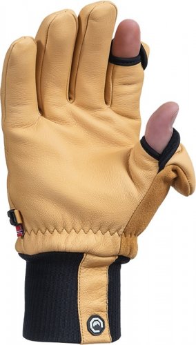 VALLERRET Unisex Hatchet Photography Glove Size M Beige