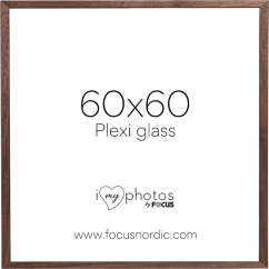 Focus Soul Walnut veneer 60X60 Plexi