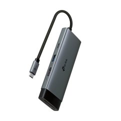 Dokovacia stanica TP-Link UH7021C USB-C, HDMI, 1x USB C, 3x USB, čítačka SD/microSD, PD 100W